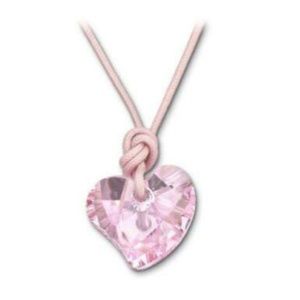 Swarovski | Pink Rosaline Heart Necklace | NWT